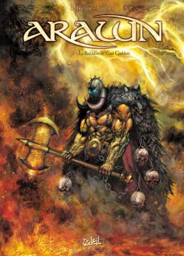 Couverture du Tome 3 de la BD Arawn : La Bataille de Cad Goddun de Ronan Le Breton et Sébastien Grenier - Editions Soleil