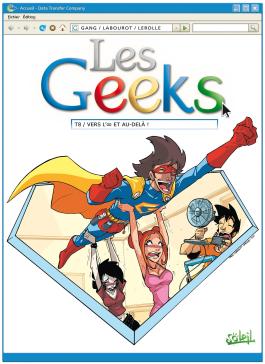 Couverture de la BD Les Geeks T08 - Vers l'infini et au-delà de Gang - Editions Soleil