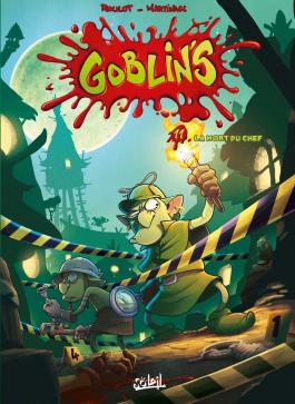 Couverture de la BD Goblin's T11 - La Mort du chef de Tristan roulot - Editions Soleil
