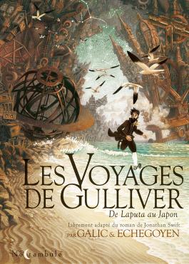 Couverture de la BD Les Voyages de Gulliver - De Laputa au Japon de Bertrand galic - Editions Soleil