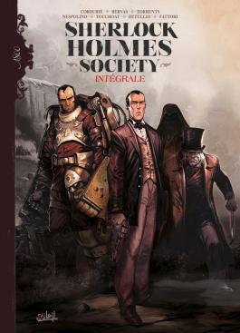 Couverture de la BD Sherlock Holmes Society - Intégrale de Sylvain cordurié - Editions Soleil