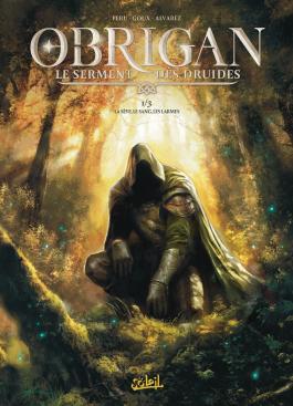 Couverture du Tome 1 de la BD Obrigan - Le Serment des Druides : La sève, le sang, les larmes d'Olivier Peru et Pierre-Denis Goux - Editions Soleil