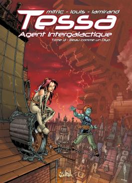 Couverture de la BD Tessa Agent Intergalactique T03 - Beau comme un Diyo de Nicolas mitric - Editions Soleil