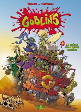 Couverture de la BD Goblin's T04 - La Quête de la terre promise de Tristan roulot - Editions Soleil