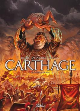 Couverture de la BD Carthage T01 - Le Souffle de Baal de Fabrice david - Editions Soleil