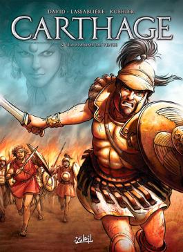 Couverture de la BD Carthage T02 - La Flamme de Vénus de Fabrice david - Editions Soleil