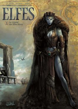 Couverture de la BD Elfes - tome 01 Le Crystal des Elfes bleus de Jean-luc istin - Editions Soleil