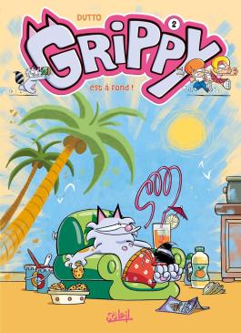 Couverture de la Jeunesse Grippy - tome 02 est à fond ! de Olivier dutto - Editions Soleil