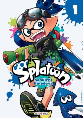 Couverture du Manga Splatoon - tome 01 de Sankichi hinodeya - Editions Soleil