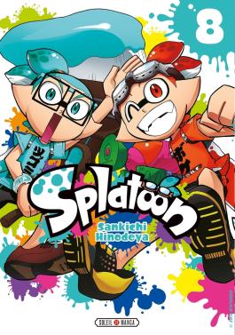 Couverture du Manga Splatoon - tome 08 de Sankichi hinodeya - Editions Soleil