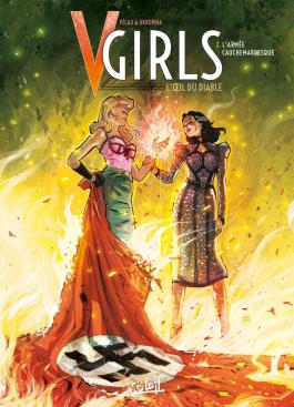 Couverture de la BD V-Girls l'oeil du diable T02 - L'Armée cauchemardesque de Jean-pierre pécau - Editions Soleil