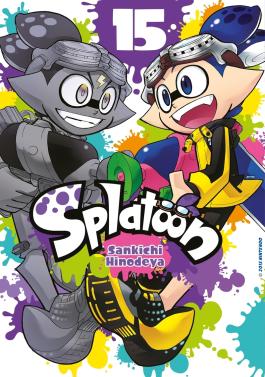 Couverture du Manga Splatoon - Tome 15 de Sankichi hinodeya - Editions Soleil