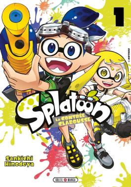 Couverture du Manga SPLATOON LA CONTREE CLABOUSSE - Tome 01 de Sankichi hinodeya - Editions Soleil