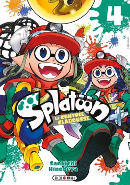 Couverture du Manga Splatoon - La Contrée Clabousse T04 de Sankichi hinodeya - Editions Soleil