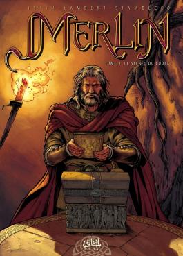Couverture de la BD Merlin T09 - Le Secret du codex de Jean-luc istin - Editions Soleil